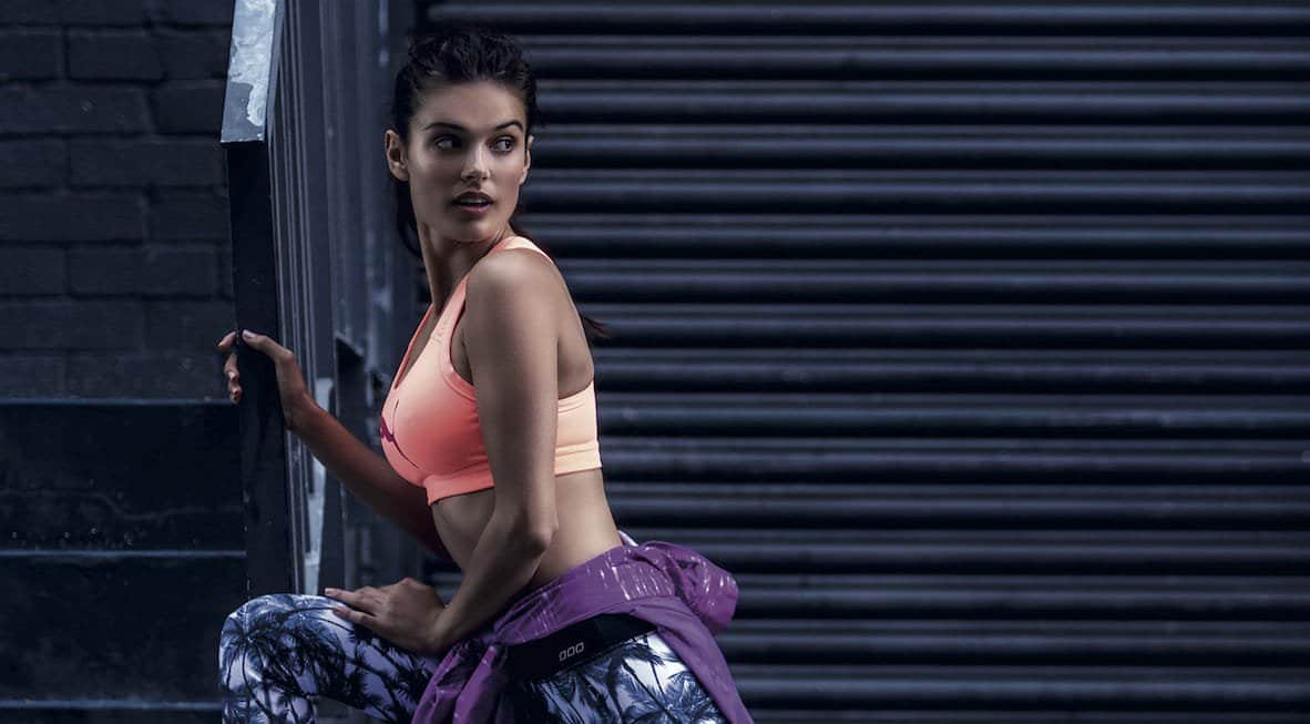 Woman doing the Viking warrior workout