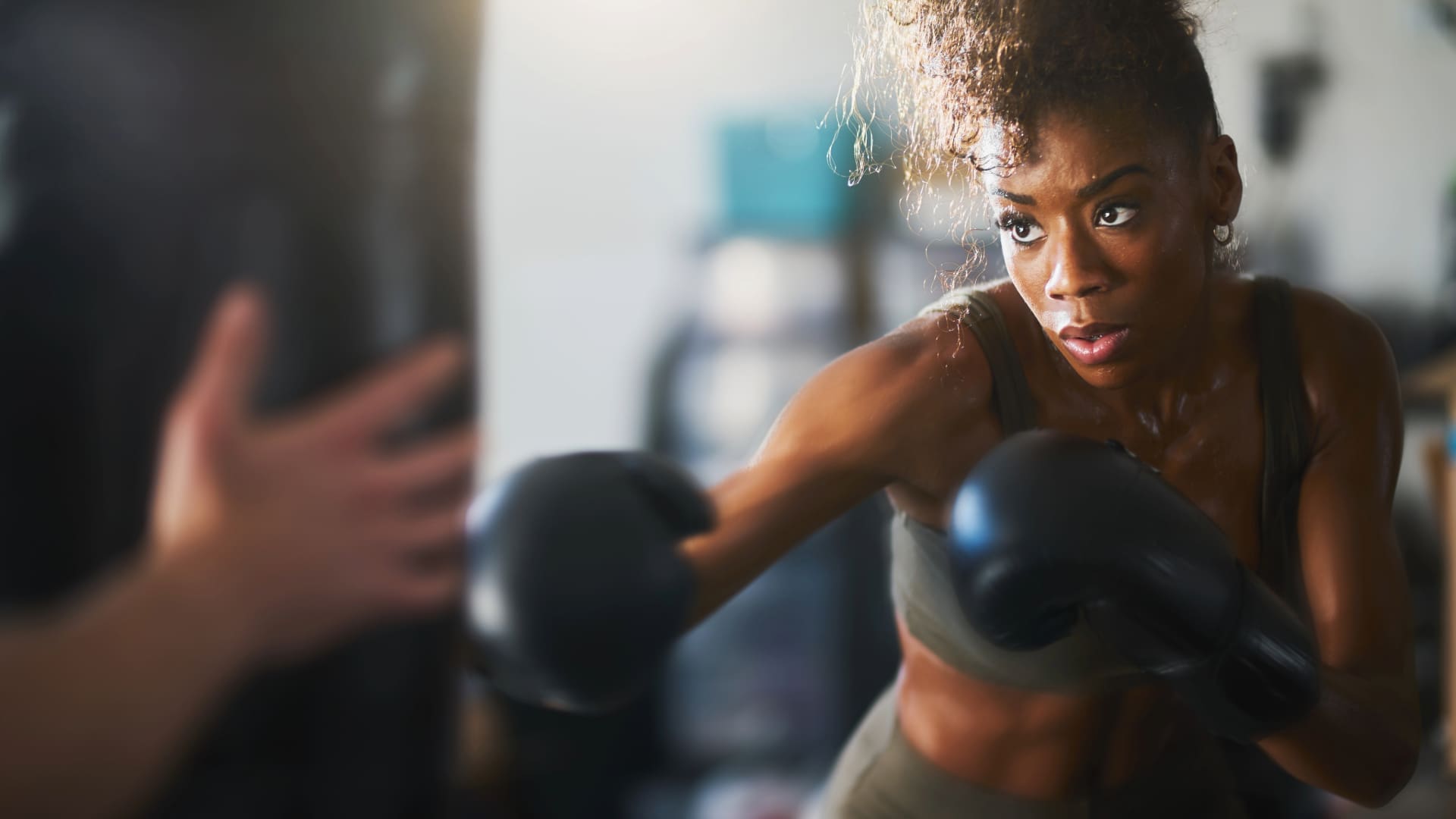 woman doing Boxing Workout
