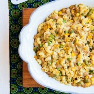 Pasta with tuna and peas 