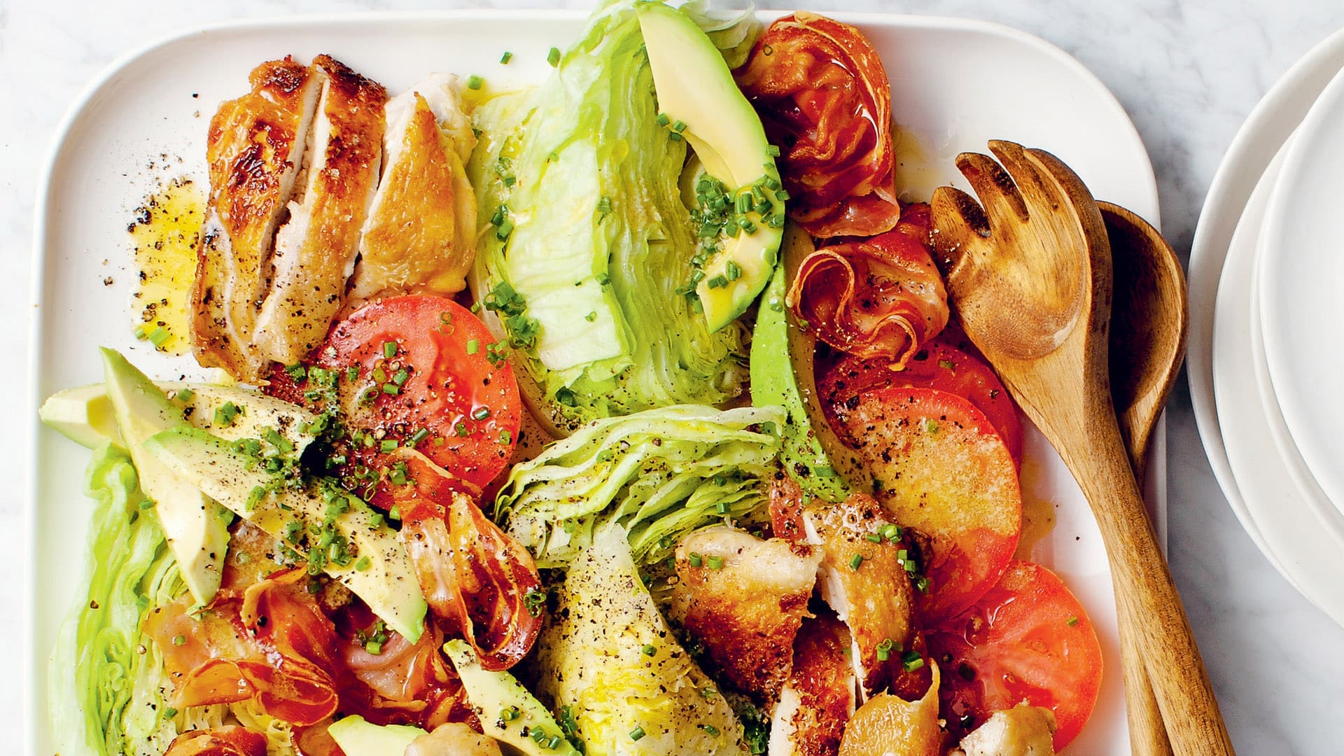 The Flavourful Chicken Club Salad Recipe You Need In Your Life Right Now