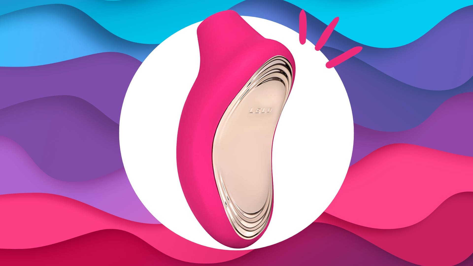 Lelo SONA 2 review product on abstract background