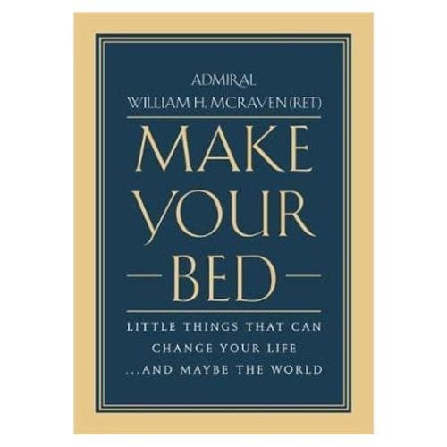 make your bed by admiral william h mcraven new year books