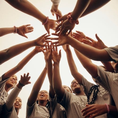 Girls in the ActivateHer programme; image supplied