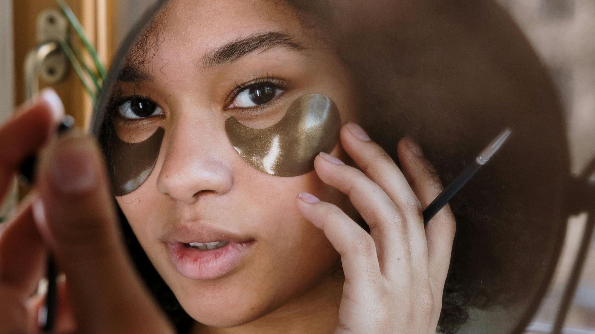 woman using skincare for hormones