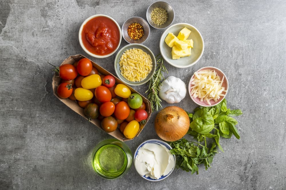 Chicken, Basil And Tomato Orzo Recipe