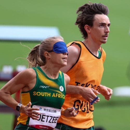 athletics athlete Louzanne Coetzee for the 2024 Paralympic Games