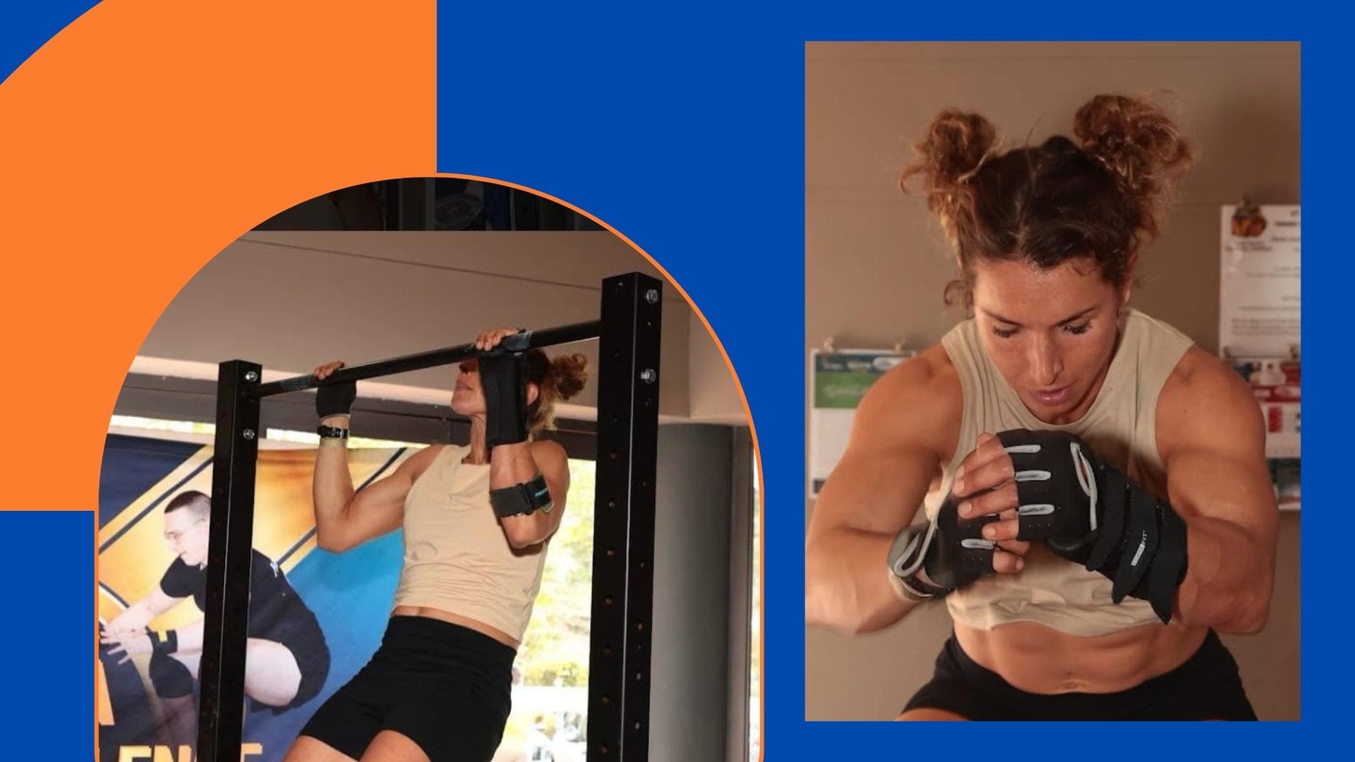 Woman doing strength training