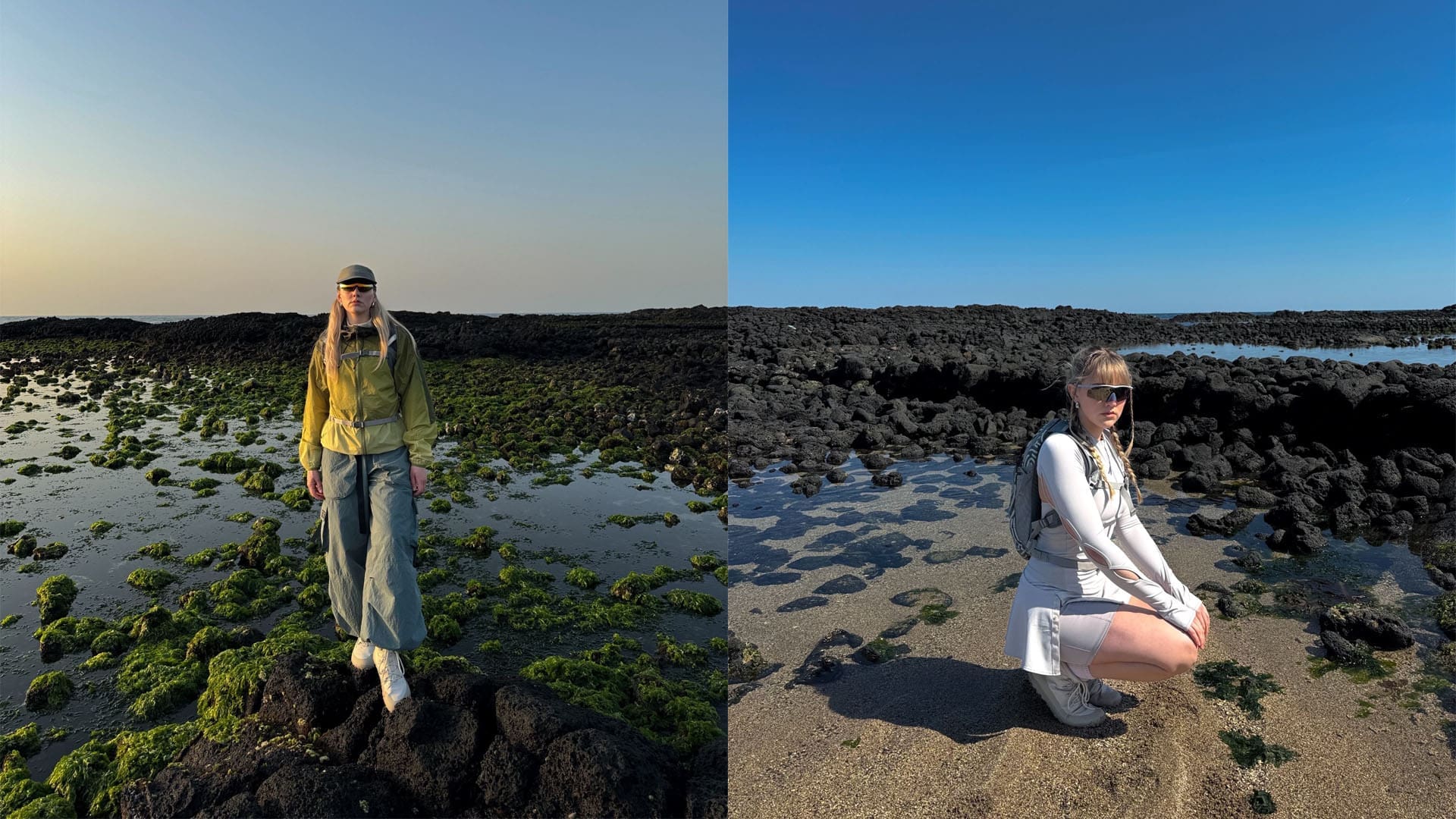 Sabrina Bloedorn shows her gorpcore style outdoors